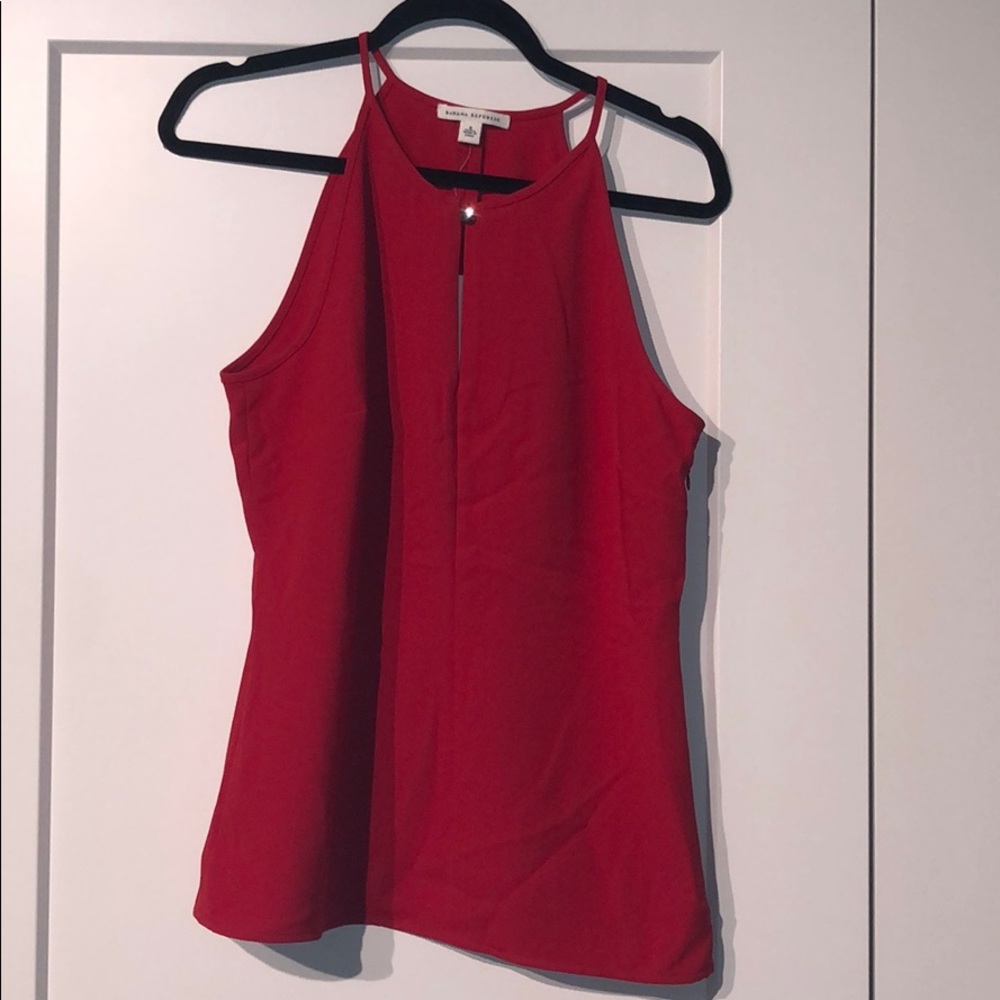 Red tank top